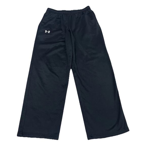 Under Armour Storm Youth XL Sweat Pants Fleece Lined Loose Fit Black - Picture 1 of 13